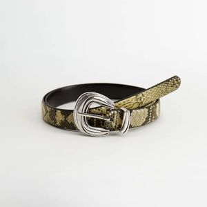 Mango snake effect belt